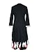 Lifeshoppingmall Bleach Ichigo Bankai Costume Set, Black/White/Red,Medium