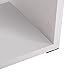 Sandinrayli White 2 Shelf Side End Table Chair Side Sofa Table Living Room Furniture