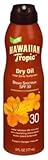 Hawaiian Tropic Dry Oil Spf#30 6oz Spray