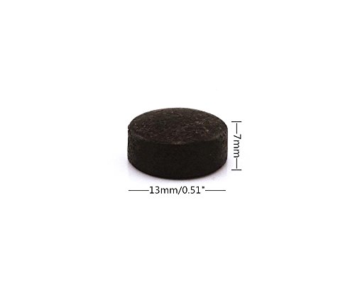 HONBAY 10pcs 13mm Pool Billiard Cue Stick Tips - Thumbnail 2