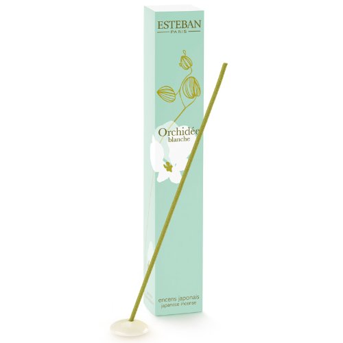 Esteban Orchidee Blanche Japanese Incense Sticks 40 Incense Sticks