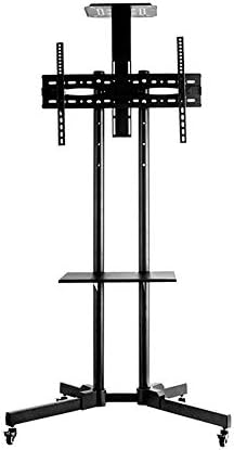 Trolley CHUNLAN Cold Rolled Steel TV Stand Office TV Stand 360° Free Movement Height Adjustable Anti-rust Up And Down Angle Adjustable TV Stand