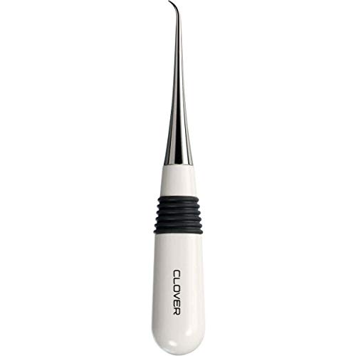 Clover 4880 Curved Awl for Sewing,White/Silver Pricepulse