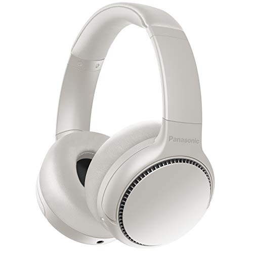 Panasonic Rb-M700Be-C Casque Bluetooth (Noise Cancelling, Commande Vocale, Réacteur De Basses, Câble 1,2 M Jusqu'À 20 H D'Autonomie) Blanc