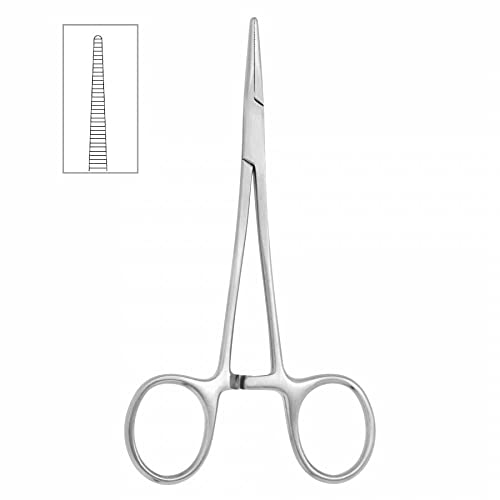 Comdent Mosquito Forceps 12.5cm DIY Pliers For Removing Fish Hook, Pet Grooming & Hair Pulling (Straight)