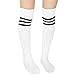 Kids Soccer Socks 4 Pack Boys Girls Cotton Team Socks Teens Children Soccer Socks (Shoe size 8-13 and Ages 4-7, Rainbow1)