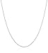 Amazon Essentials Sterling Silver Thin 0.6mm Box Chain Necklace, (previously Amazon Collection)
