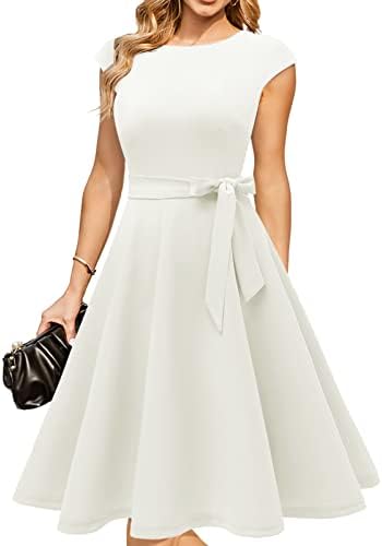 DRESSTELLS Women's Dresses for Church, Modest Wedding Guest