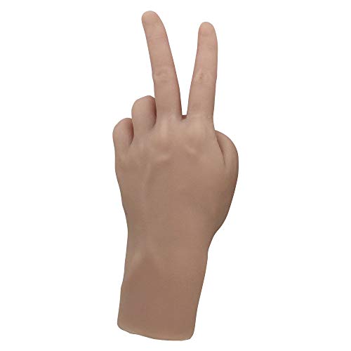 1 Pair Silicone Life Size Male Mannequin Hand Display Jewelry Bracelet Display Art Sketch with Bone