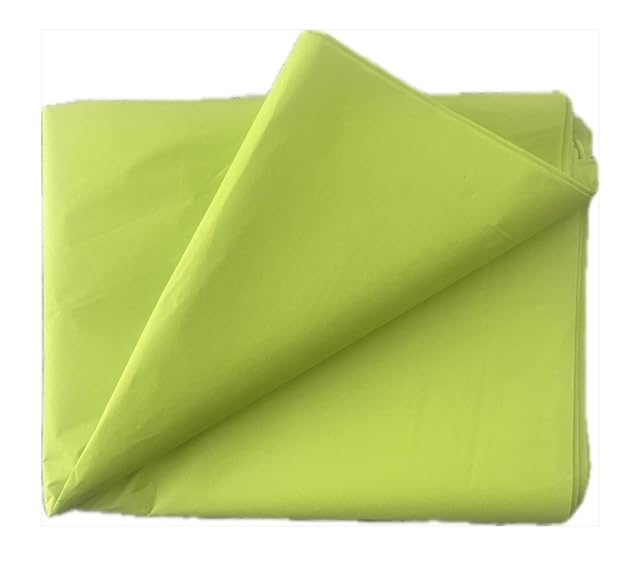 50 Sheets Lime Green MG Tissue Paper 20x30 Inches, Acid Free Craft Art
