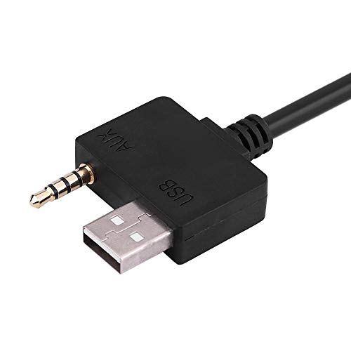 Terisass Universal Car Music Interface Aux Cable Aux Cord 8-pin Lightning Premium Plastic Metal Material Compatible with iOS 10.2 and Earlier iOS Version AUX USB Cable for Hyundai Kia