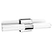 ECOBRT 17.7 inch 10W LED Vanity Lights Fixtures Stainless Steel Cool White Light 6000K IP44 Modern Bathroom Vanity Mirror Front Lights fixtures