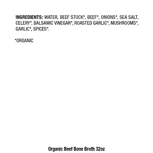 PACIFIC FOODS ORGANIC BEEF BONE BROTH, 32 OUNCE