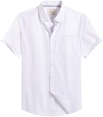 Jinda Men's Short Sleeve T Shirt Soft Top Cotton Stretch Slim Fit