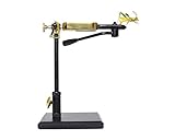 XFISHMAN Rotary Fly Tying Vise Vise Square Pedestal Base C Clamp Steel Hard Jaws kit