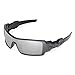 Walleva Titanium Mirror Coated Polarized Replacement Lenses for Oakley Oil Rig Sunglasses