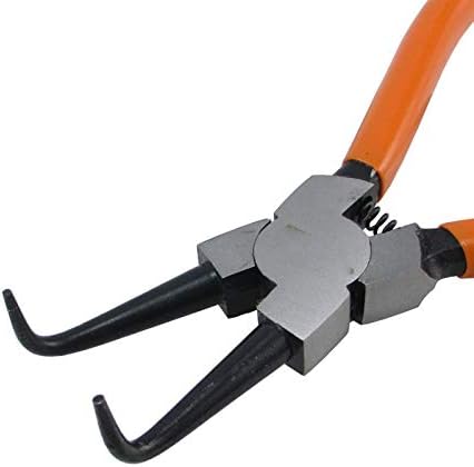 HHWJ 5 Inch Circlip Pliers Internal External Curved Straight Tip Snap Ring Mechanical 5 inch-2