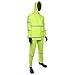 West Chester 4031 X2XL 35 mil PVC Rain Suit Class 1, 3XL, Lime