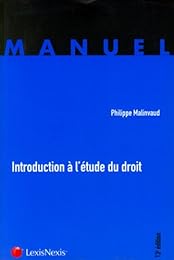Introduction à l'étude du droit