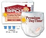 Tranquility Premium DayTime Adult Disposable Absorbent Underwear X-Large 48 - 66 [Case of 56]