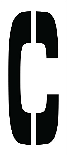 National Marker Corp. PMC24-C Stencil, Letter C, 24 Inch