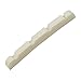 Bone Bass Nut,2 Pcs 4 String Nuts for Bass Guitar Replacement (white)