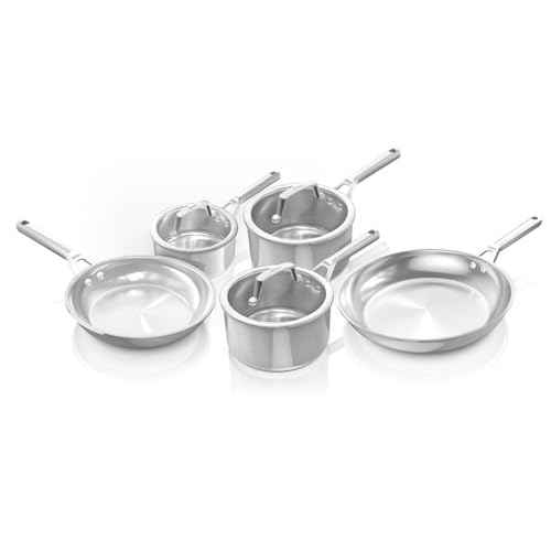 Ninja EverClad 5-teiliges Topf- und Pfannen-Set aus Edelstahl, C95005EUI