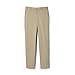 French Toast Boys' Adjustable Waist Relaxed Fit Pant (Standard & Husky), Khaki Beige, 8