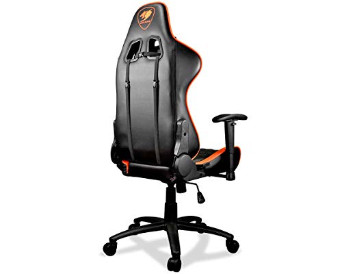Cougar Armor One Gaming Chair with Reclining and Height Adjustment (Black and Orange) - Thumbnail 3