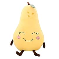 Unionup Lovely Kids Plush Toys 20" Fruit Pear Doll Sofa Bed Pillow Stuffed Animal Toys Girls Boys Birthday Gifts