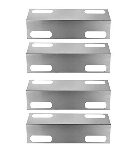 LOKHING BBQ Gas Grill Replacement Parts for Ducane Affinity Series 3073101, 3200, 3400, 4100, 4200 and Others, 39CM 99351 Stainless Steel Heat Shield Plate Tent Deflector BBQ Burner Cover Flame Tamer