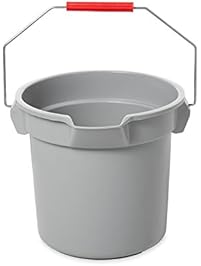 Rubbermaid Commercial BRUTE Bucket, 14-Quart, Gray
