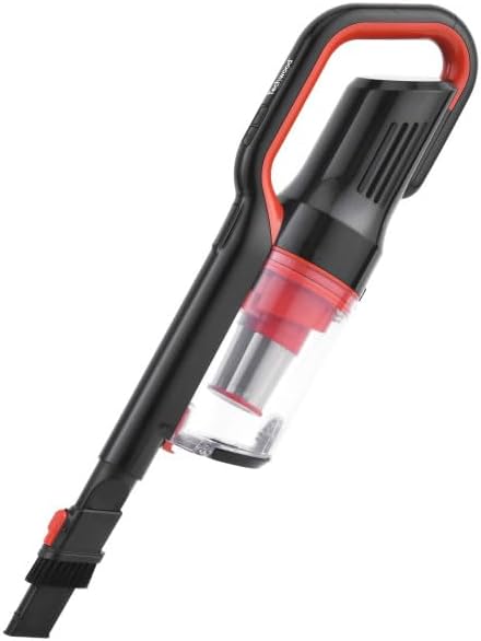 Kabelloser Staubsauger, 2 Sauggeschwindigkeiten, 600 ml Behälter, 14,8V Akku, HEPA-Filter, 25 Min. Laufzeit TAB-339C, Besenstaubsauger, Schwarz-grün, 120 W, 600 milliliters, 76 Dezibel