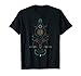 Sacred Geometry T-Shirt - Earth Sun and Moon T-Shirt T-Shirt