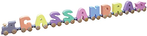 9 Letter Pastel NameTrain - Made in USA