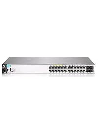 HP j9773 a 2530   24 G PoE + Switch de 24 puertos, manejable, 24 x PoE +, 4 x Ranuras de Expansión, 10 100 1000 Base T Puertos PoE, sobremesa, montaje en rack, montaje en pared