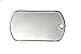 50 Shiny Stainless Steel Military Blank Dog Tags