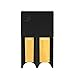 D'Addario Reed Guard - Sax & Clarinet Reed Case - Fits Reeds for Eb Clarinet, Bb Clarinet, Soprano Saxophone, & Alto Saxophone - Holds 4 Reeds - Prevents Warping - Black