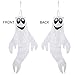 Sunshane 1 Piece 43 Inch Halloween Windsocks Flag Ghost Windsock Outdoor Hanging Decoration for Halloween Home Front Yard Patio Lawn Garden Decorations