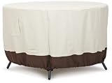AmazonBasics Round Dining Table Outdoor Patio Furniture Cover, 48 Inch