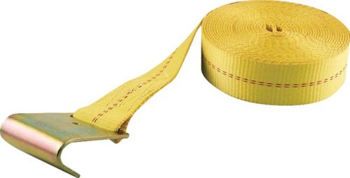Erickson 58600 Yellow 2" x 30' Winch Strap with Flat Hook
