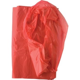 Colour Coded 'Refuse/ Bin Liners Sacks - Red - Size 450 x 725 x 850 mm - 80Ltr - (Pack 50)