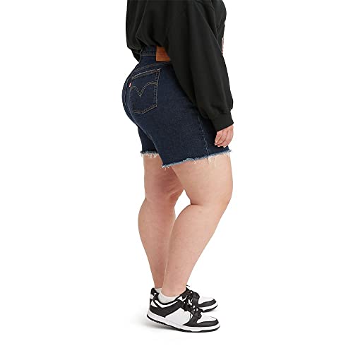 Levi's Women's Plus-Size Premium 501 Original Shorts, Salsa Center