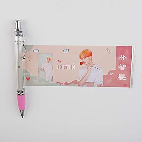Amazon Co Jp Bts 防弾少年団 自動ボールペン ジェルペン キャラクターボールペン 文房具 オフィス用品 デザイン文具 画筆をひく 応援 ボールペン 韓国ボーイバンド ペン 可愛い 写真 引き紙 携帯便利 個性的 高校生 人気 事務 学校用品 ロール紙付き 愛い ログ 入学