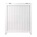 Oceanstar RHP0109W Rectangular Laundry Wood Hamper, White Finished