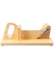 DOITOOL Sausage Slicer Wooden Sausage ham Chorizo Guillotine Cutter Cheese Slicer Serving Board for Cheese Butter Sausage Kitchen Gadget