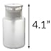 One Touch Pump Dispenser Bottle with Flip Top Cap - 5.4 oz (2 Pack)