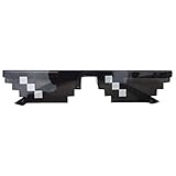 Thug Life Glasses | Pixel 8-Bit MLG Internet Meme Sunglasses by Kstare (A)