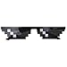Thug Life Glasses | Pixel 8-Bit MLG Internet Meme Sunglasses by Kstare (A)