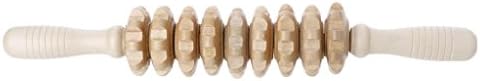 BKID Cellulite Fascia Massage Stick Roller, Trigger Point Myofascial Release Muscle Relax Tool, Wooden Massage Roller Stick (1#)